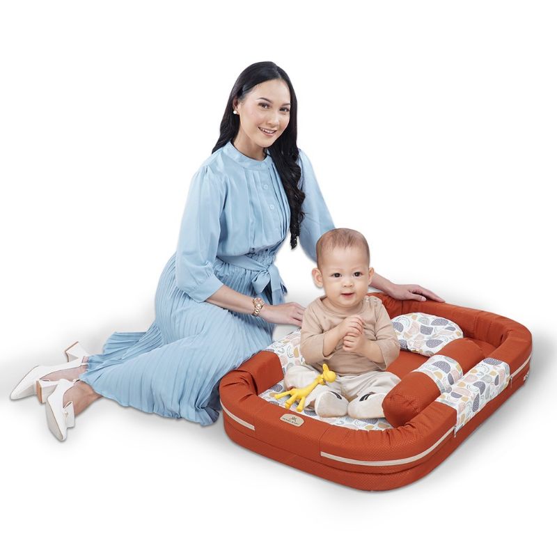 Moms Baby Kasur Bayi Kolam + Kelambu Wilona Series