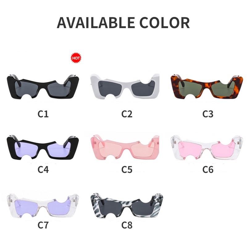 Kacamata Hitam Model Mata Kucing Warna Permen Gaya Barat