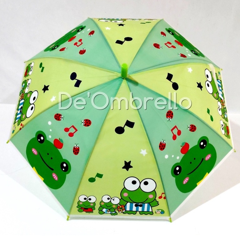 (007C)Payung PVC Anak Motif Animals Dasar Warna/Payung Anak Lucu/Umbrella Pelindung Hujan