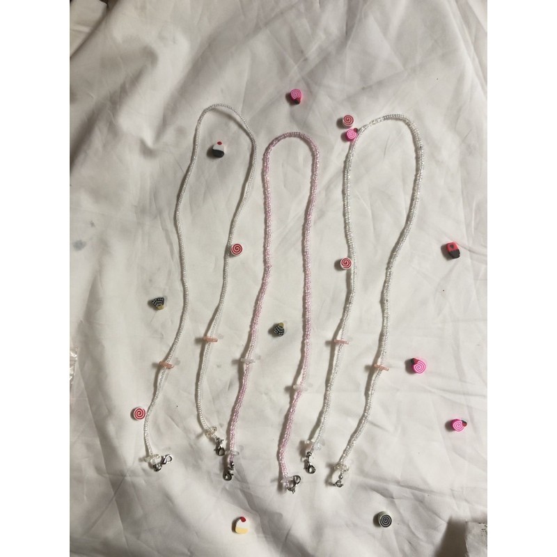 Stap Masker Bening simple Kalung Masker Tali Masker