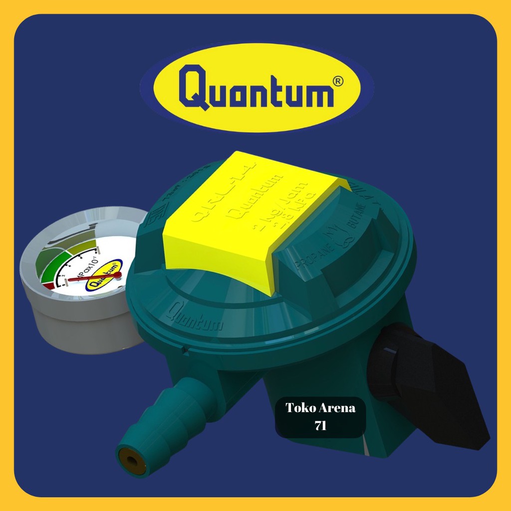 Regulator LPG QUANTUM QRL-14  QRL14 Meter Regulator Tekanan Rendah