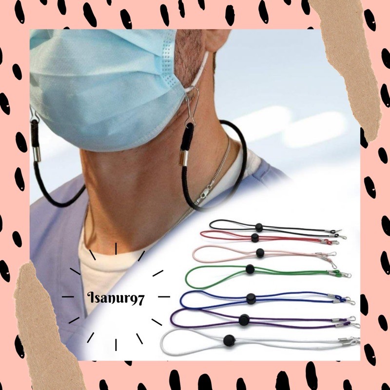 KALUNG MASKER MASK LANYARD MASKER HOLDER PENGAIT KALUNG MASKER MASK LANYARD MASKER HOLDER PENGAIT