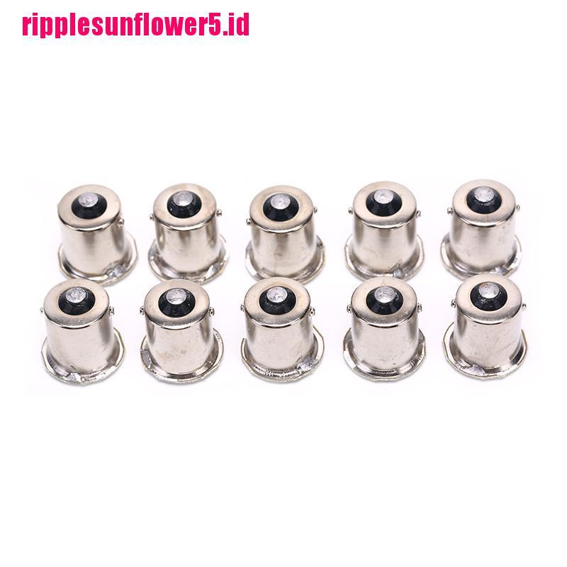 10pcs Lampu Led P21w 12SMD 1156 BA15S 12V Cob Untuk RV