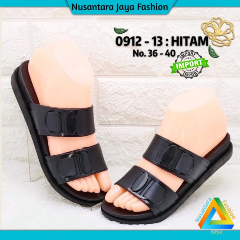 Sandal Jelly Wanita - Sandal WEDGES Perempuan - Sendal Kekinian - Sandal Balance 0912 13