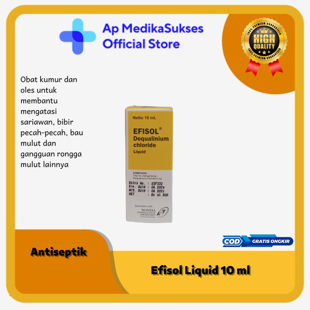 EFISOL lIQUID 10 ML  ObAT SARIAWAN