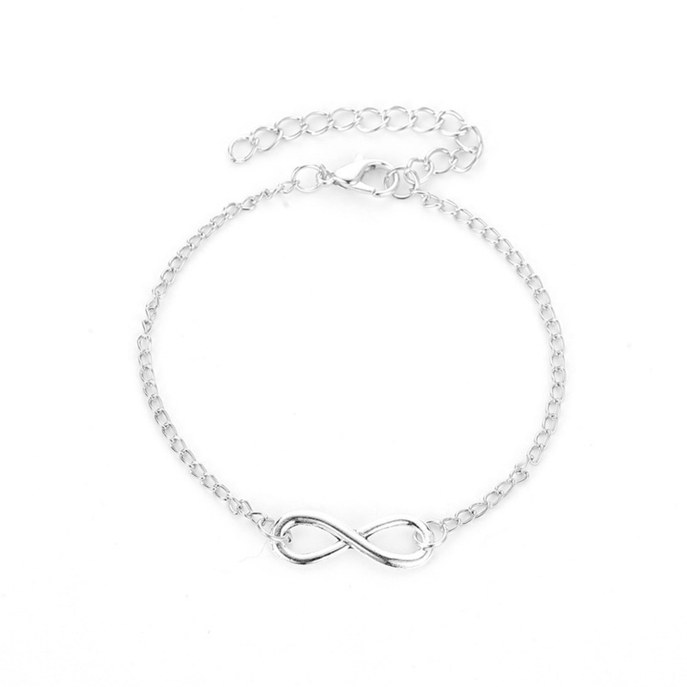 【COD Tangding】Gelang Desain Angka 8 Model Simple Untuk Wanita