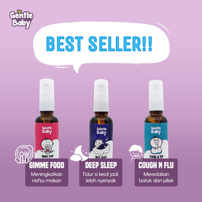 Gentle Baby Cough & Flu Deep Sleep Imboost Gimme Food Tummy Culmer