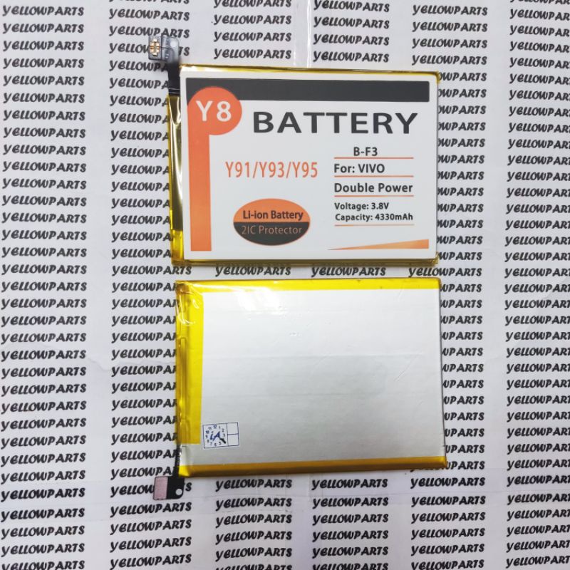 BAT BATTERY BATERAI BATRE VIVO Y91 Y93 Y95 B-F3 Y8 DOUBLE POWER