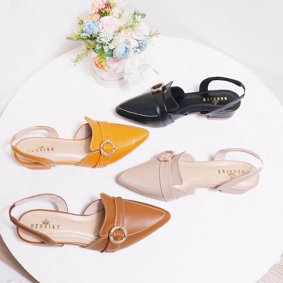 Bernike Shoes - Sepatu Wanita Nariya Slingback Heels Wanita 3 cm