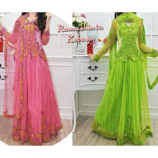 Kebaya Modern Dress Barbie Selendang Stel