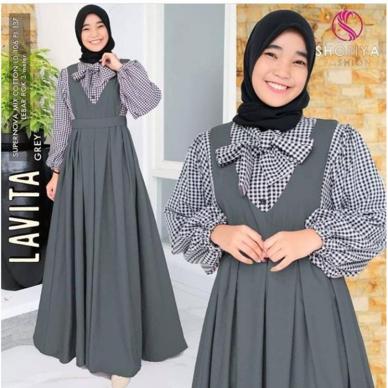 Gamis Remaja Korean Style/Gamis Lavita Dress