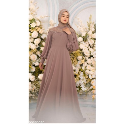 ishana dress-gaun kondangan-gaun terbaru-gaun muslimah