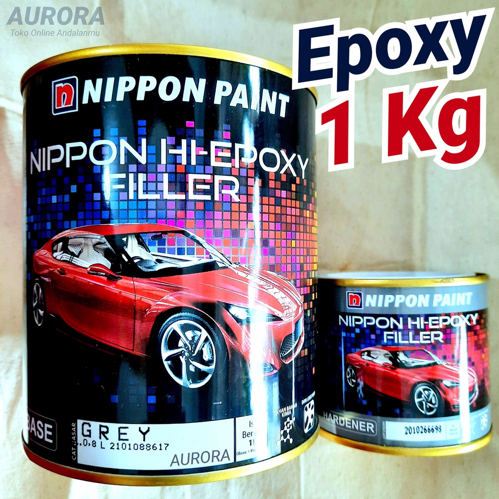 Jual Epoxy Nippon Paint 1Kg Primer Grey Dasaran Abu Abu Epoksi Nipon