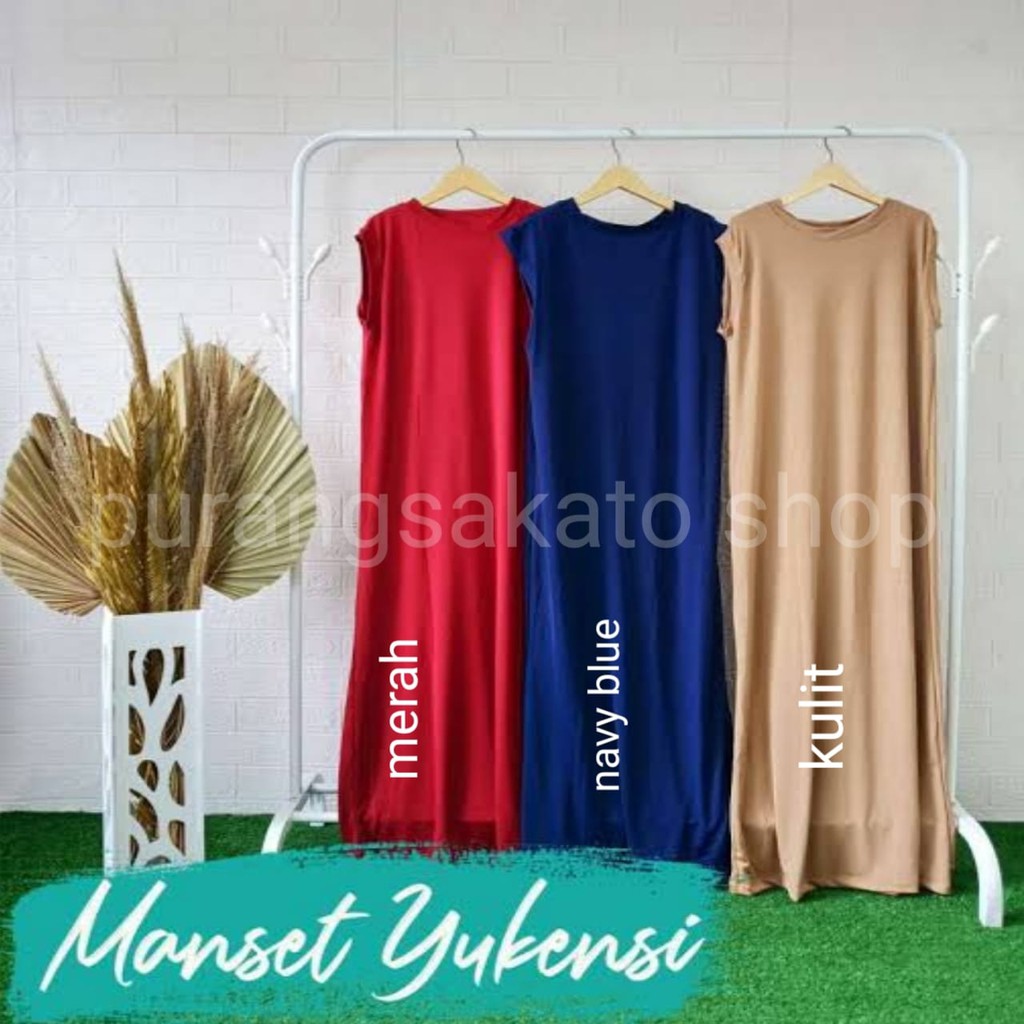 GAMIS YUKENSI TANGAN BUNTUNG.//GAMIS TANPA LENGAN.//GAMIS TERBARU//GAMIS TERMURAH-PURANGSAKATO SHOP