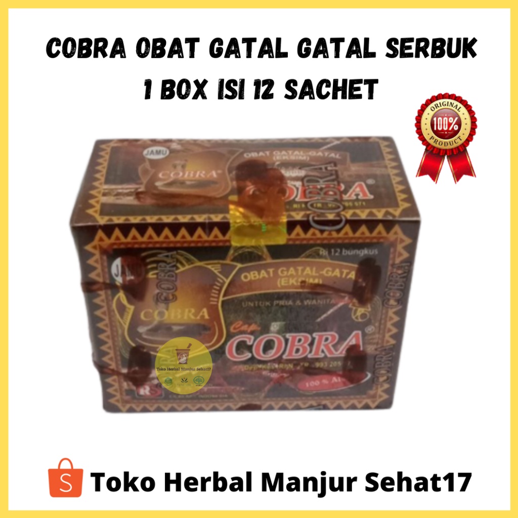 Jual Cobra Obat Gatal Gatal Eksim Serbukk Original Box Isi