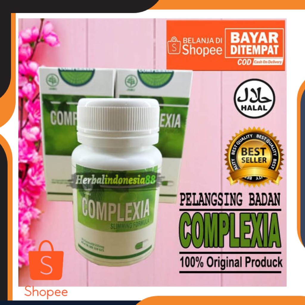 BEST SELLER - (NEW PRODUCT) COMPLEXIA HERBAL ALAMI - COMPLEXIA PENURUN BERAT BADAN 100% ASLI AMPUH