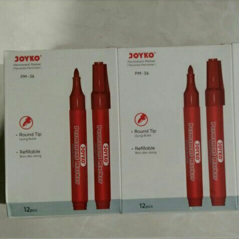 

Joyko Permanent Marker PM-36 box tanpa refill