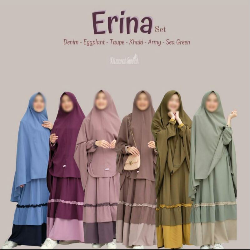 Gamis Set Erina by Khizaanah Sunnah
