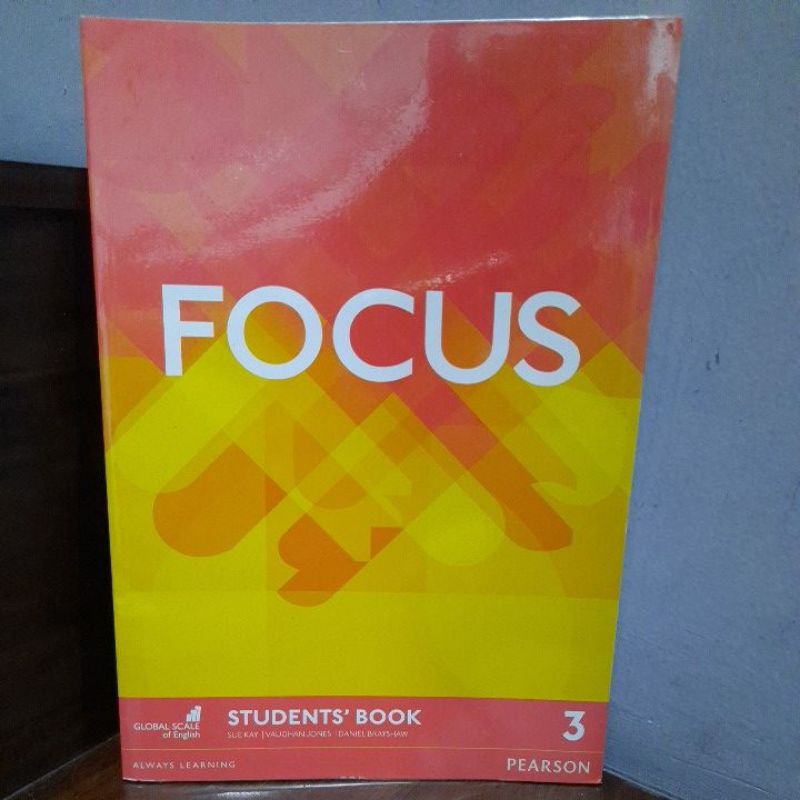 2 BUKU BAHASA INGGRIS KELAS 12 PEARSON (FOCUS 3) STUDENT BOOK & WORKBOOK TOTAL : 2 BUKU