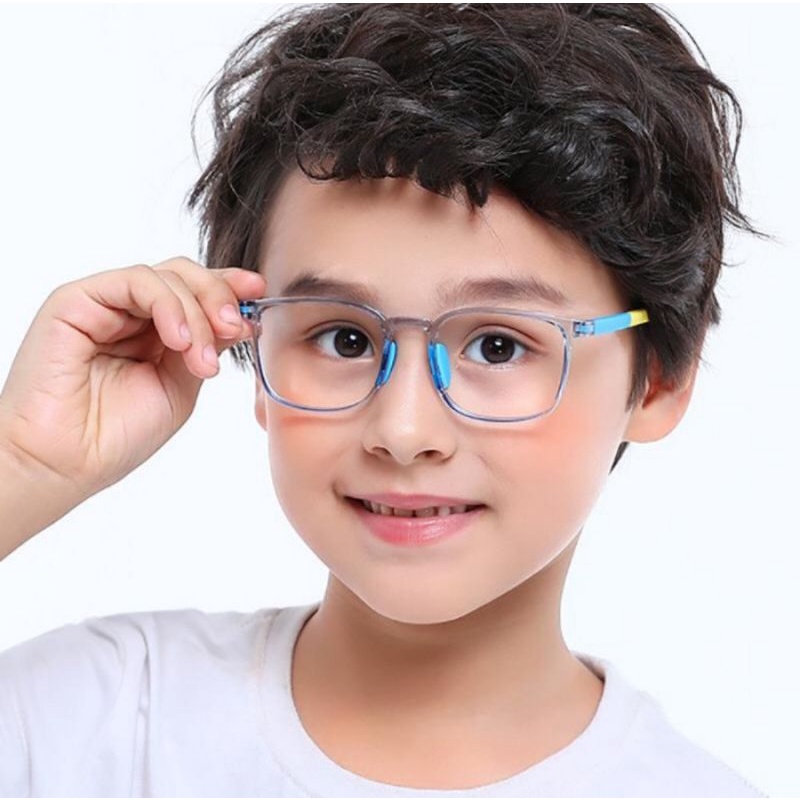 KACAMATA ANAK ANTI BLUERAY LENTUR STANDAR OPTIK