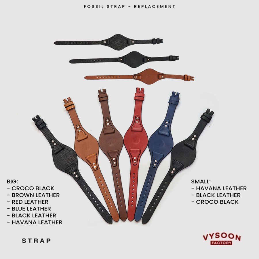Tali Jam Kulit Asli Pengganti Premium / Replacement Strap Jam Kulit