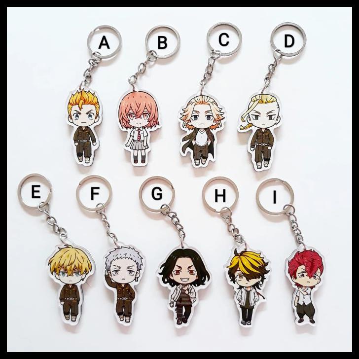 Keychain Anime Tokyo Revengers Gantungan Kunci Akrilik Ganci Merch - I (Akkun)