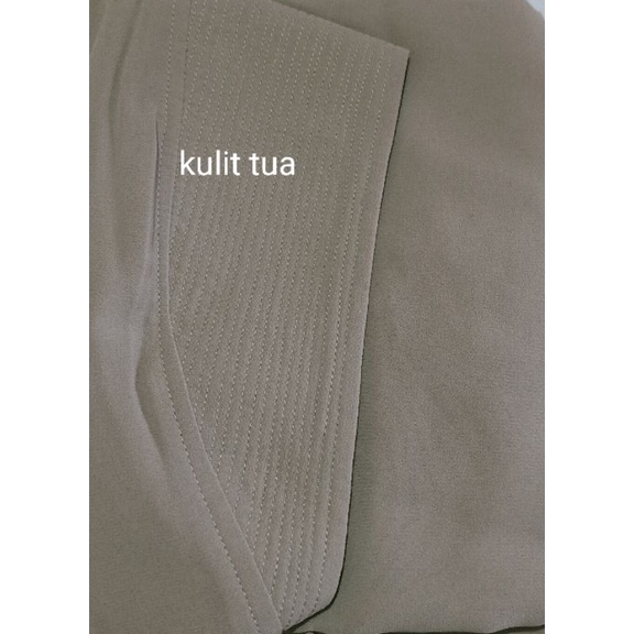 khimar malika mini ceruty bebydoll pad antem-krem tua