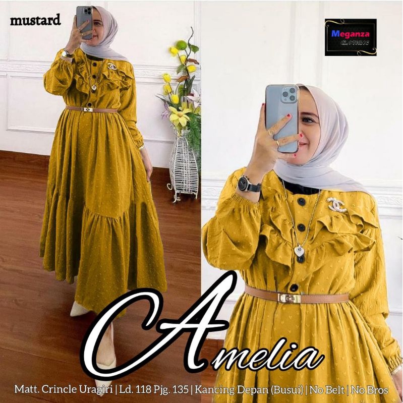 AMELIA GAMIS WANITA TERBARU BY MEGA