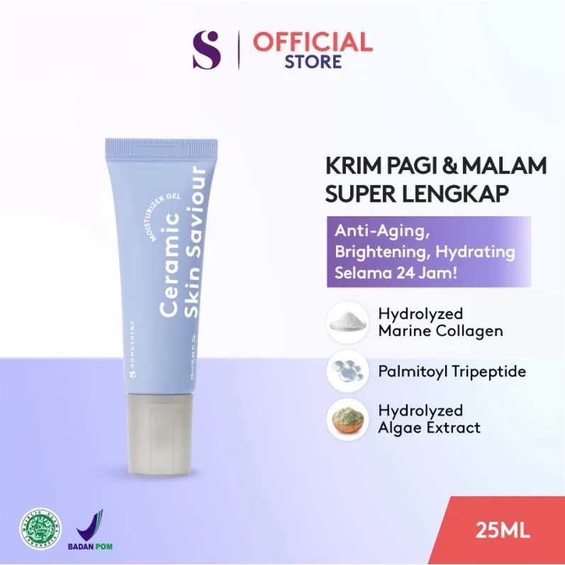 SOMETHINC Ceramic Skin Saviour Moisturizer Gel Ceramide Pelembab Moisturiser Skin Barrier