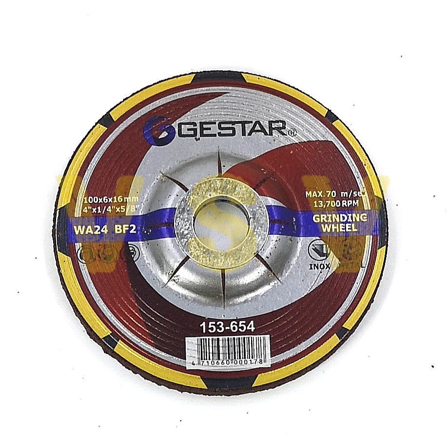 Gestar CROSSMAN batu gurinda 4&quot; [100x6x16mm] / grinding wheel / batu gurinda