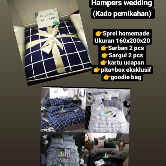

Kado Nikah/Hampers Wedding/Kado Pernikahan/Kado Ultah Sprei .