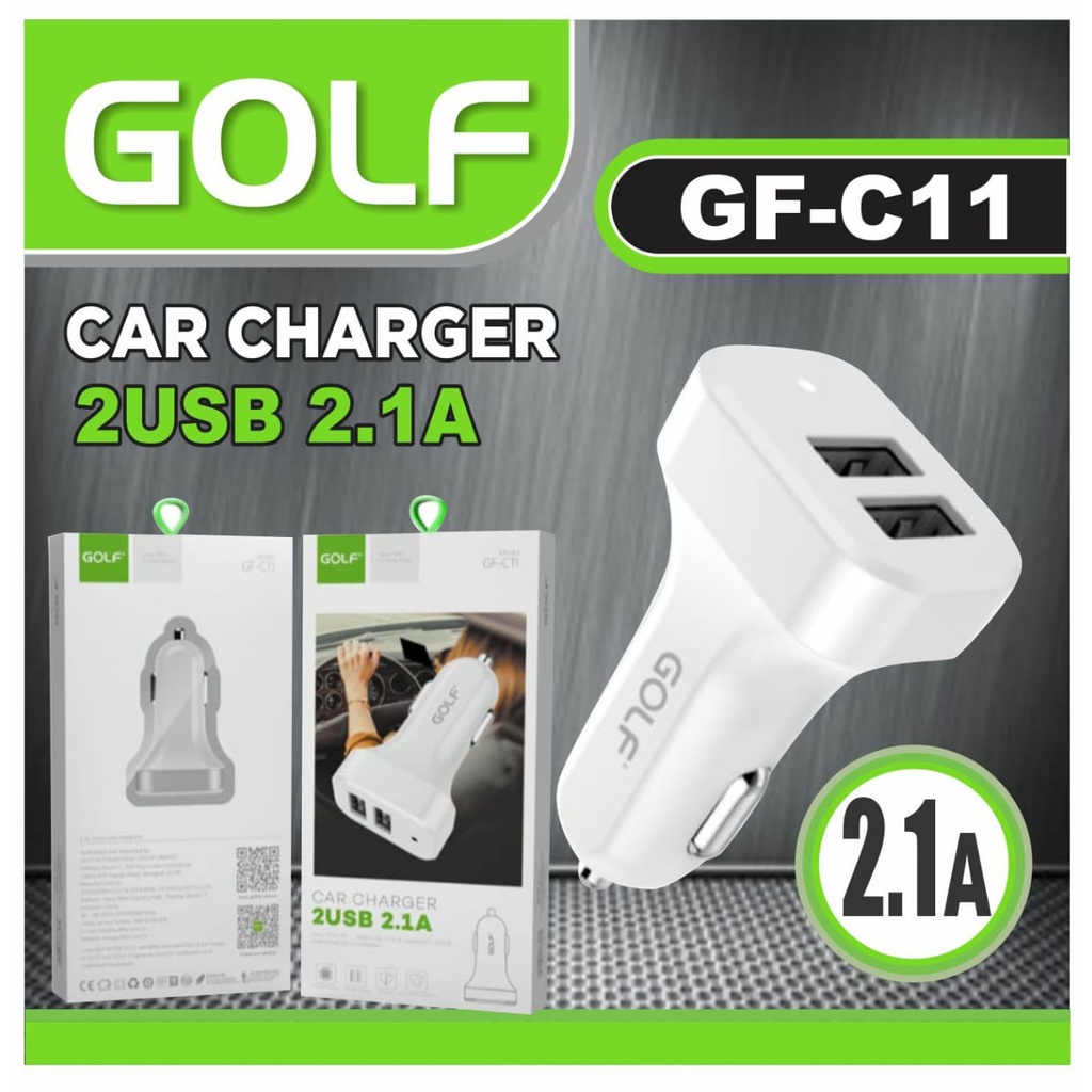 PROMO CAR CHARGER GF-C11 GOLF ORIGINAL SAVER MOBIL CASAN MOTOR BEAT NMAX DAN PCX