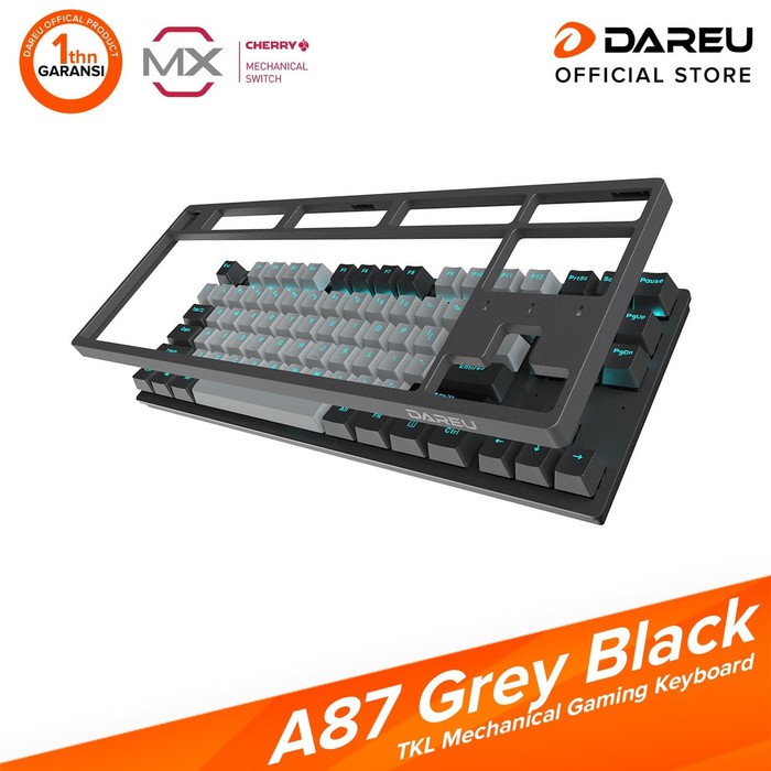 DAREU A-87 Grey Black Mechanical Keyboard E-Sports Cherry MX TKL