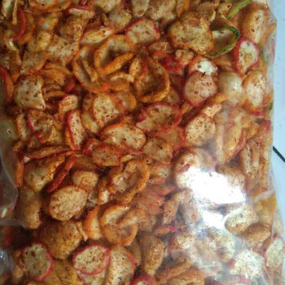 

♚DIJUAL♘Kerupuk seblak 500 gr/kerupuk jablay/krrupuk bantet/kerupuk jablay pedas/seblak kering kencu