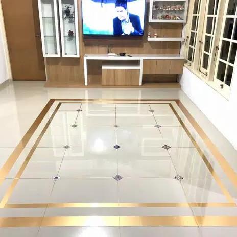 STICKER LANTAI / DINDING BORDER LIST WALLPAPER