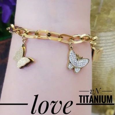 TiTanium gelang wanita AG8