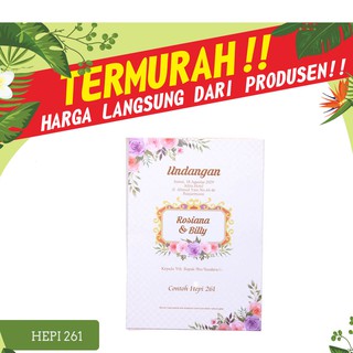 Blangko Undangan Hepi 227 Isi 100 Harga Murah