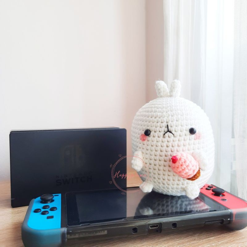 Amigurumi (Boneka Rajut) Big Molang 14cm