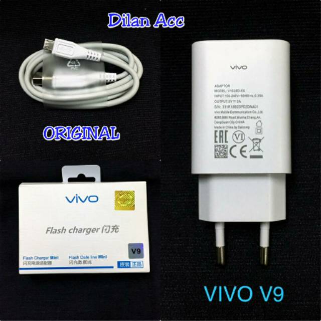 Charger Vivo 2A Fast Charger Original For VIVO V9