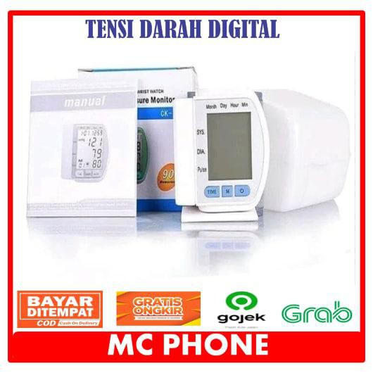 Tensimeter Digital Alat Ukur Tekanan Tensi Darah Blood Pressure Heartbeat Detak Jantung Berkualitas