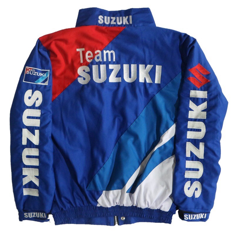 Jaket Motor Team Suzuki Satria FU GSX Nex Smash Shogun