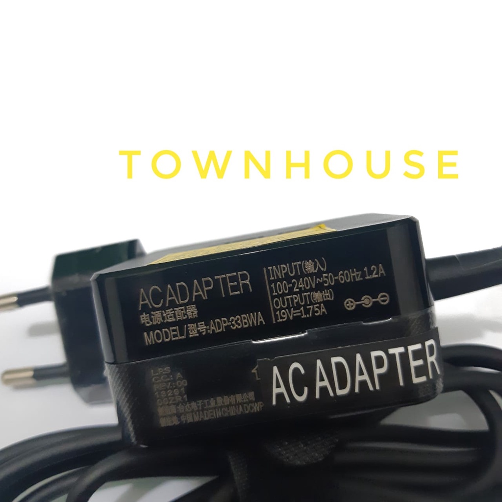 Charger l Laptop Asus X453 X453M X453MA 19v 1.75a Kotak Square