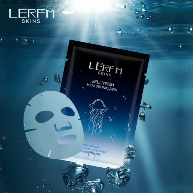 LERFM SKINS SKIN JELLYFISH HYALURONIC ACID MASK UBUR UBUR MASKER KOREA WAJAH WANITA FACIAL SHEET MAS