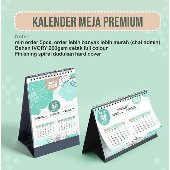 

Kalender Meja 2020 (7 lembar) Minimal order 5pcs