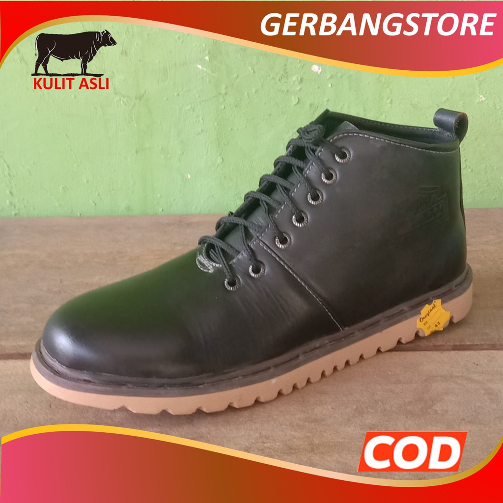 Sepatu Semiboot Pria Kulit Asli [ Mr. XXX ]