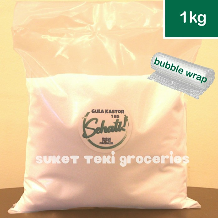 

uuttudd Gula Kastor / Caster Sugar 1Kg Gula Halus Sehati Premium Pouch Fsfs201