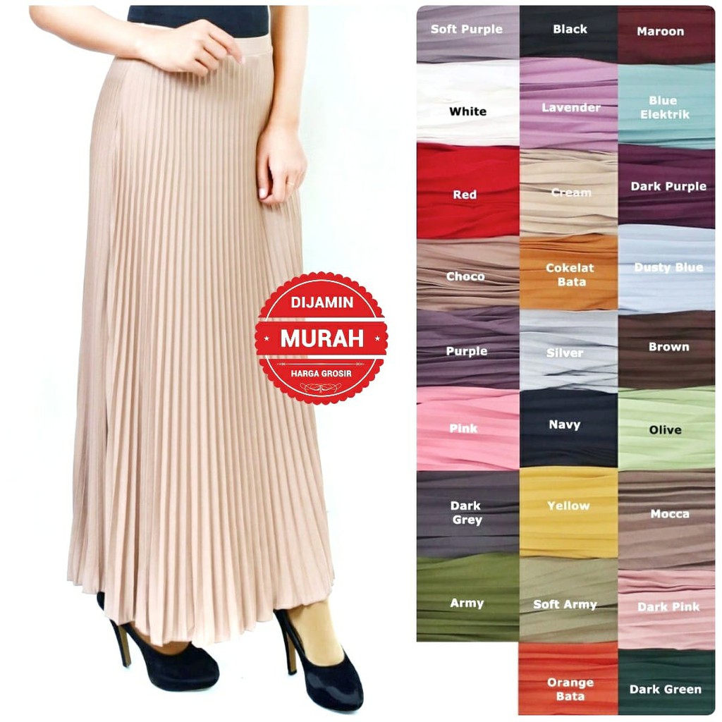  ROK  PLISKET PANJANG  PREMIUM LUVALINE 256A ROK  REMPEL 