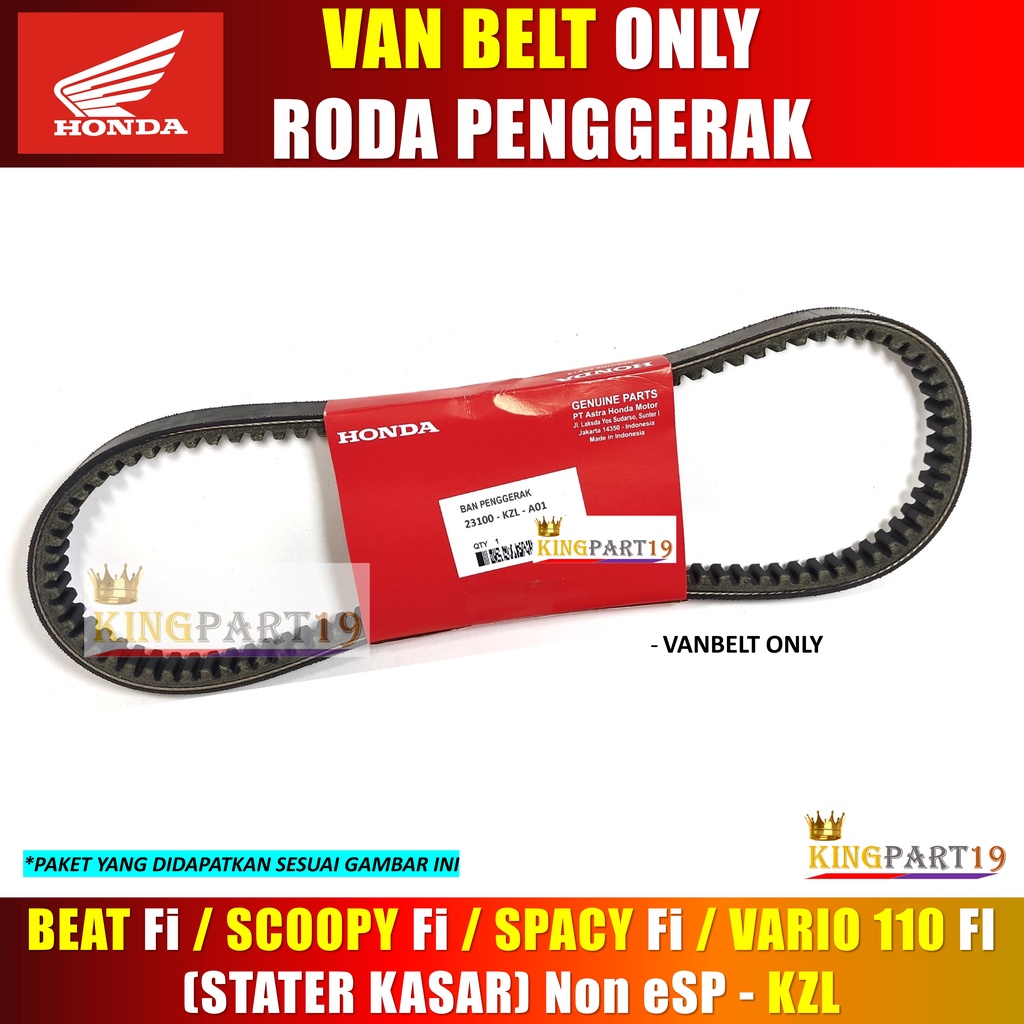 VANBELT BEAT FI SCOOPY FI VARIO 110 FI SPACY FI VANBELT KZL