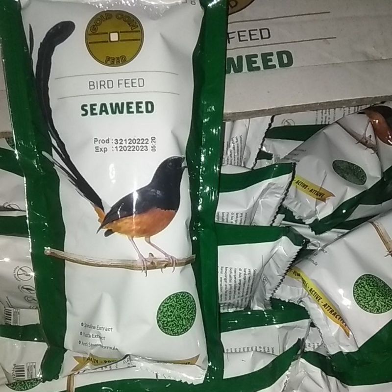Gold coin seaweed 250gram goldcoin hijau