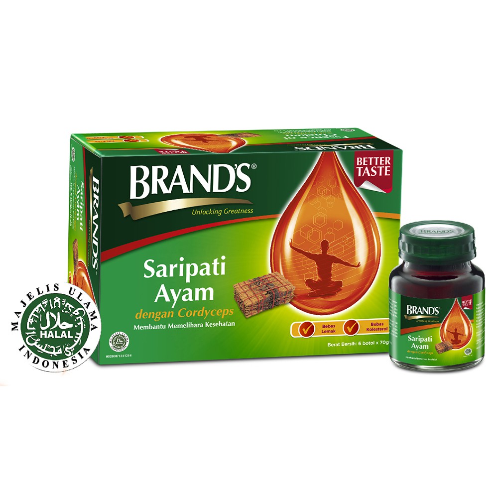 Brands saripati ayam dengan Cordyceps (kemasan 70gram)